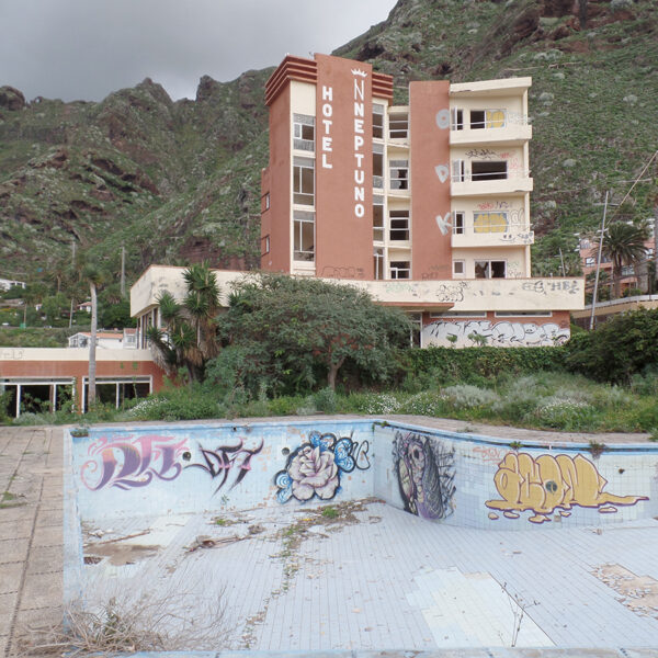 hotel Neptune is a urbex place on the canary island Tenerife that is slowly dragged into the ocean by erosion